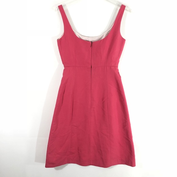 J Crew Dress Cotton Lined A Line Fit Flare - Picture 3 of 6